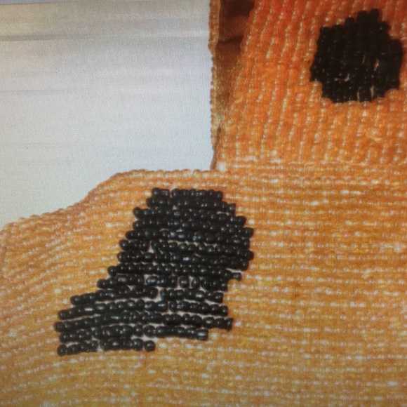 Beaded leopard spot purse  - evening or casual - Picture 3 of 5